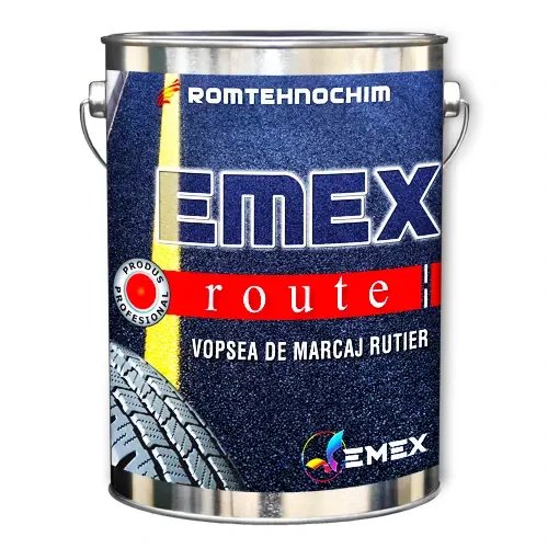 Vopsea marcaj rutier trafic intens