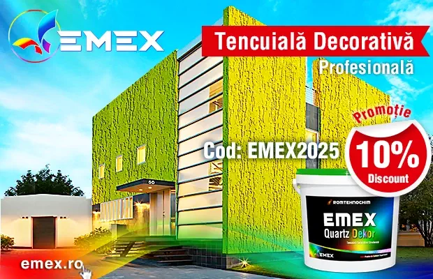 Tencuieli decorative profesionale in promotie