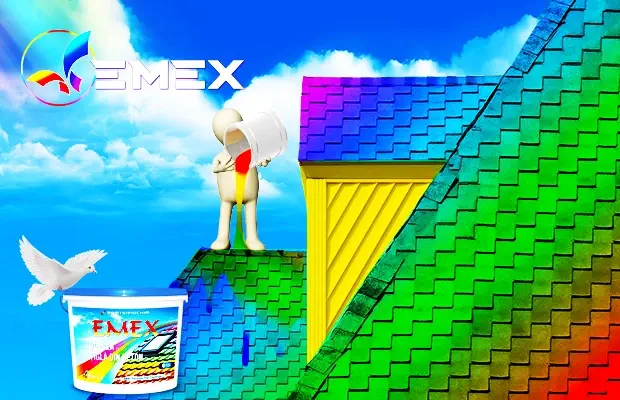 Tencuiala decorativa structurata impermeabila Vopsirea acoperisului din tigla pentru iarna