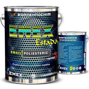 Email poliesteric profesional bicomponent pentru metal