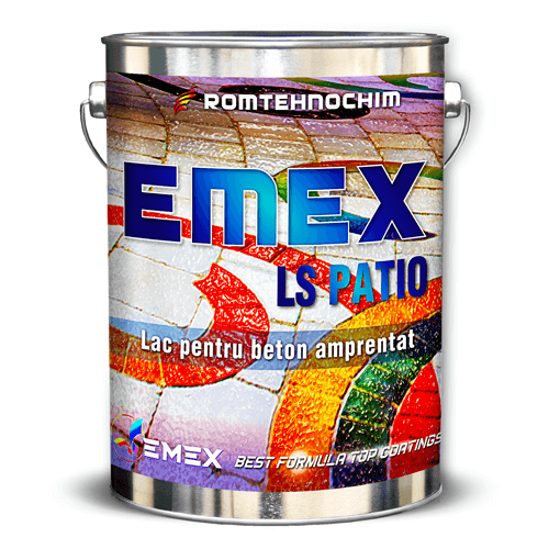 Lac pentru beton decorativ amprentat