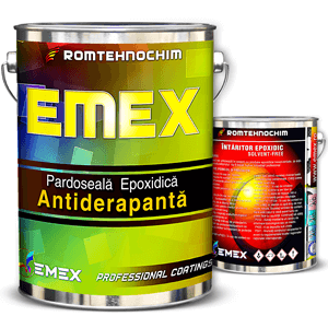 Pardoseala epoxidica bicomponenta anti-alunecare