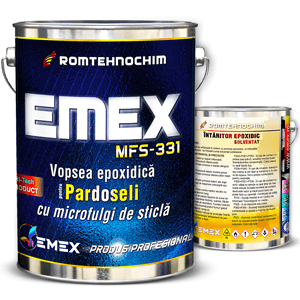 Vopsea epoxidica cu microfulgi de sticla