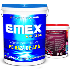 Vopsea poliuretanica Emex solubila apa